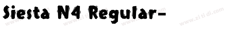 Siesta N4 Regular字体转换
